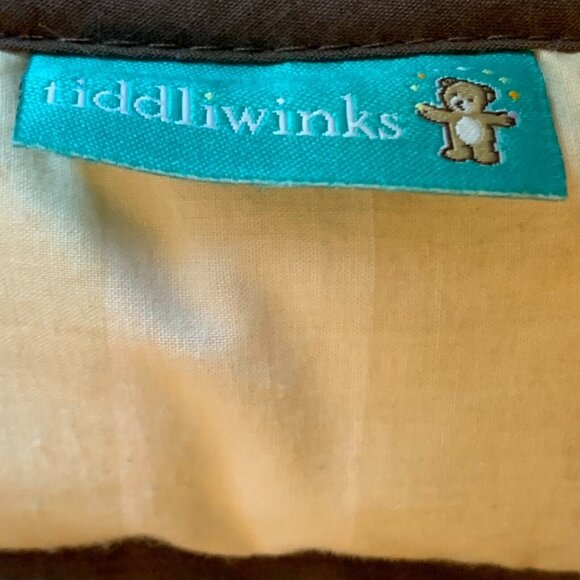 Tiddliwinks Baby Quilt Comforter Blanket Tan Cream Brown Giraffe Bear Horse - Picture 9 of 9